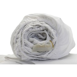 23 Threads, Fitted Sheet, Micropoly, Ctrl+Z Technology, White, King, Case Of 24 Sheets