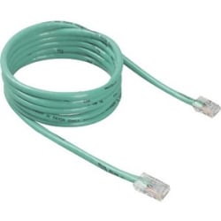 Belkin CAT6 Assembled Patch Cable RJ45M/RJ45M; 3 Green - 3 ft Category 6 Network Cable for Network Device - First End: 1 x RJ-45 Network - Male - Second End: 1 x RJ-45 Network - Male - Patch Cable - Gold Plated Contact - Green