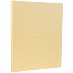 JAM Paper® Parchment Paper, Antique Gold, Letter (8.5" x 11"), 50 Sheets Per Pack, 24 Lb, 30% Recycled