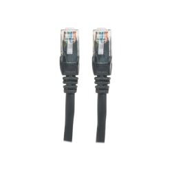 Intellinet Network Patch Cable, Cat6, 2m, Black, CCA, U/UTP, PVC, RJ45, Gold Plated Contacts, Snagless, Booted, Lifetime Warranty, Polybag - Patch cable - RJ-45 (M) to RJ-45 (M) - 6.6 ft - UTP - CAT 6 - molded, snagless - black