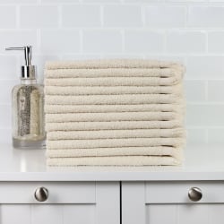 1888 Mills Fingertip Towels, 13" x 18", Natural, Set Of 288 Towels