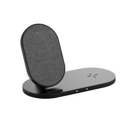 Ativa™ 2-In-1 Wireless Charging Stand, Black, MW-JL-CP-201