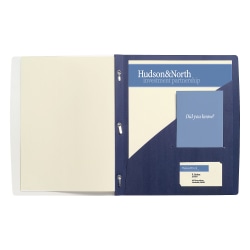 GBC® Frosted Front Report Cover, 11 1/2" x 9 1/2", Dark Blue, Pack Of 5