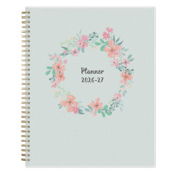 Planning Calendar BS Laurel Frosted PP 8.5x11 AY26-27 W/M