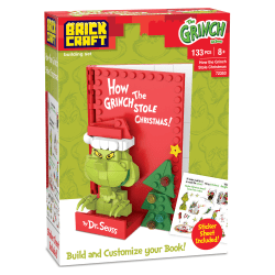 Brickcraft Dr. Seuss How the Grinch Stole Christmas Book Building Kit, Multicolor, Kit Of 133 Pieces