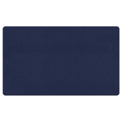 Ghent Fabric Bulletin Board With Wrapped Edges, 24" x 36", Blue