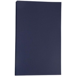 JAM Paper® Legal Matte Paper, Navy Blue, Legal (8.5" x 14"), 50 Sheets Per Pack, 28 Lb