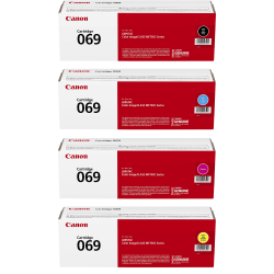 Canon 69 Black/Cyan/Magenta/Yellow Toner Cartridges, Pack Of 4 Cartridges, 5091C001/5092C001/5093C001/5094C001
