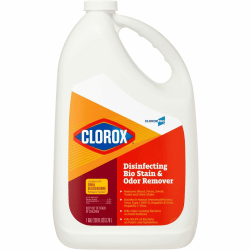 CloroxPro Disinfecting Bio Stain & Odor Remover Refill - 128 fl oz (4 quart) - 1 Each - Translucent