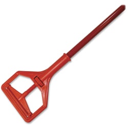 Impact Products Plastic Janitor Mop Handle - 64" Length x 1" Diameter - Orange - Plastic, Fiberglass - 1 Each