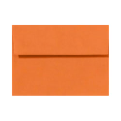LUX Invitation Envelopes, A6, Peel & Press Closure, Mandarin Orange, Pack Of 500