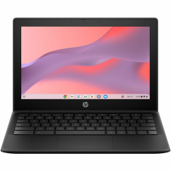 HP Fortis G1m 11.6" Touchscreen Rugged Chromebook - HD - 60 Hz - Octa-core (ARM Cortex A76 + Cortex A55) - 8 GB - 128 GB Flash Memory - Jet Black - MediaTek Kompanio 520 Chip - 1366 x 768 - ChromeOS - ARM - In-plane Switching (IPS) Technology