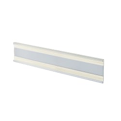Azar Displays Adhesive-Back Acrylic Nameplates, 2" x 8 1/2", Clear, Pack Of 10