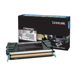 Lexmark™ C746H1KG High-Yield Black Toner Cartridge