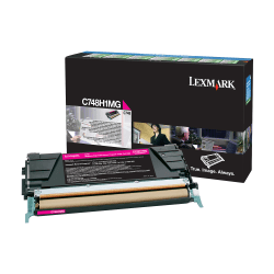 Lexmark™ X748H2CG Magenta High Yield Toner Cartridge