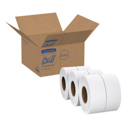 Scott® 2-Ply JRT Jumbo Toilet Paper, 2000' Per Roll, Pack Of 12 Rolls
