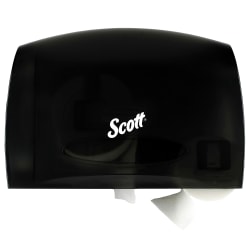 Scott Coreless JRT Bath Tissue Dispenser, 9-3/4" x 14-5/8", Smoke Gray