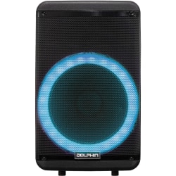 Dolphin Audio Bluetooth Speaker System - 3600 W RMS - Black - Battery Rechargeable - USB