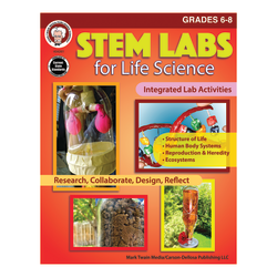 Mark Twain Media STEM Labs for Life Science, Grades 6-8