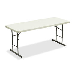 Iceberg Adjustable Folding Table, Platinum