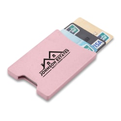 Custom Wheat Straw RFID Multi Card Case, 2-1/2" x 3-5/8"