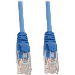 Tripp Lite 75ft Cat5e / Cat5 Plenum Snagless Patch Cable RJ45 M/M Blue 75', N003075BLP