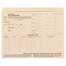 ComplyRight™ Employee Personnel File Folder, Pack Of 25