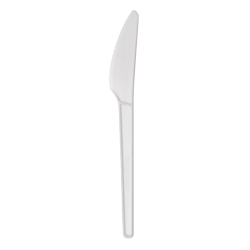 Highmark® ECO Compostable Knives, 6-1/2", White, Case Of 1,000