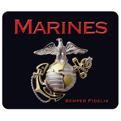 Integrity Mouse Pad, 8.5" x 10", Marines Pride Logo, Pack Of 6