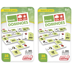 Junior Learning Learning Blends Domino Sets, Pack Of 2 Sets