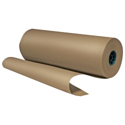 Office Depot® Brand 100% Recycled Kraft Paper Roll, 40 Lb, 24" x 900'