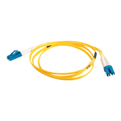 C2G 4m LC-LC 9/125 Duplex Single Mode OS2 Fiber Cable - Plenum CMP-Rated - Yellow - 13ft - Patch cable - LC single-mode (M) to LC single-mode (M) - 4 m - fiber optic - duplex - 9 / 125 micron - OS2 - plenum - yellow