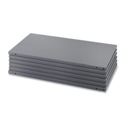 Safco® Industrial Steel Shelf Pack, 85"H x 36"W x 18"D, 6 Shelves, Gray
