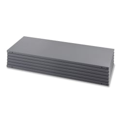 Safco® Industrial Steel Shelf Pack, 85"H x 48"W x 18"D, 6 Shelves, Gray