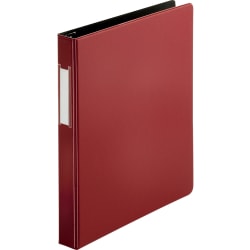 Business Source Slanted D-ring Binders - 1" Binder Capacity - 3x D-Ring Fastener(s) - 2 Internal Pocket(s) - 33106
