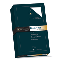 Southworth® 25% Cotton Business Multi-Use Printer & Copy Paper, 1 Ream, White, Legal (8.5" x 14"), 500 Sheets Per Ream, 20 Lb, 94 Brightness