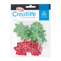 Creative Christmas Crafts, Felt Snowflakes, Pack Of 20 Snowflakes