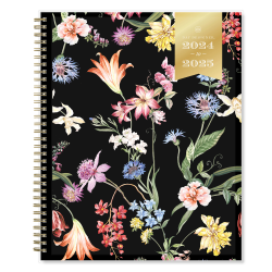 2024-2025 Day Designer Weekly/Monthly Planning Calendar, 8-1/2" x 11", Wild Blooms, July To June, 144846