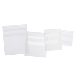 ZIP BAG,DOUBLE,10.5" X 11",CLR