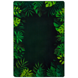 Carpets for Kids® Pixel Perfect Collection™ Tropical Paradise Activity Rug, 3' x 5', Green