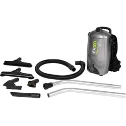 Atrix Ergo Pro HEPA Backpack Vacuum, Silver