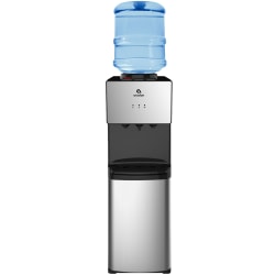 Avalon Top Loading Water Cooler Dispenser - 3 Temperature, Child Safety Lock, Innovative Design, UL/Energy Star Approved- Stainless Steel