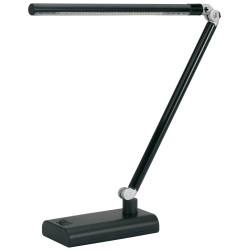 V-Light Slim-Strip LED Desk Lamp, Adjustable, 18"H, Black