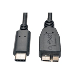 Tripp Lite USB 3.1 To Micro-B Gen 1.5 Cable, 3'