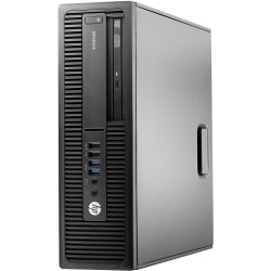 HP EliteDesk 800 G2-SFF Refurbished Desktop PC, Intel® Core™ i5, 8GB Memory, 256GB Solid State Drive, Windows® 10 Pro