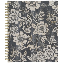 Mead Cambridge® Denim Blooms Monthly Planners and Notes, 185090227