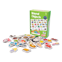 Junior Learning Blend Objects, Multicolor, Pack Of 40 Objects