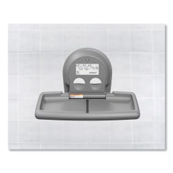 Koala Kare® Baby Changing Station, Wall Horizontal Mount, 36.5 x 21.25, Gray