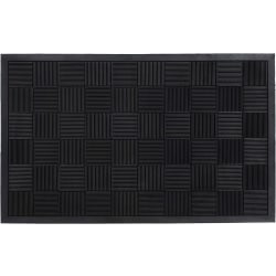 Guardian Parquet Wiper Scraper Mat, 36 x 60, Black