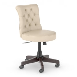 Bush Business Furniture Arden Lane Mid-Back Office Chair, Antique White, Standard Delivery